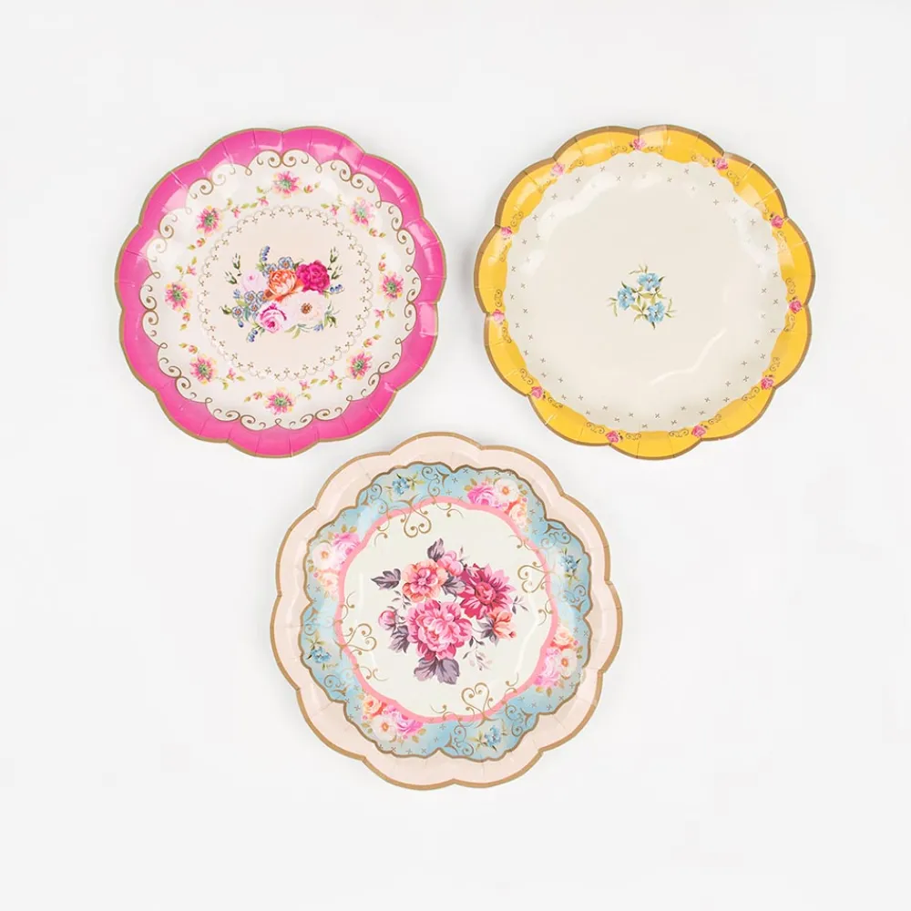 Clearance TalkingTables 12 Small Flower Plates