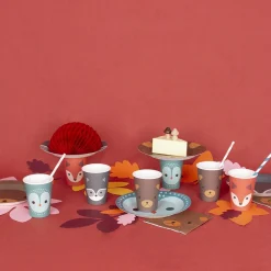 Best My Little Day 8 Small Forest Animal Plates