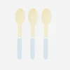 Store Party Pro 8 Small Light Blue Wooden Spoons
