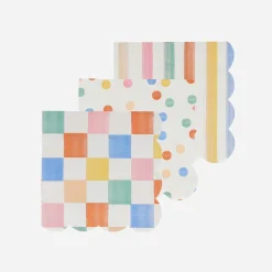 Cheap Meri Meri 16 Small Napkins With Colorful Patterns
