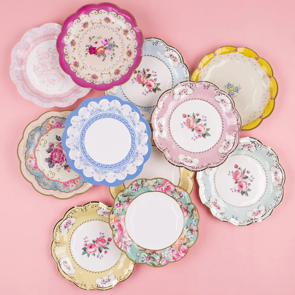 Sale TalkingTables 12 Small Vintage Floral Plates