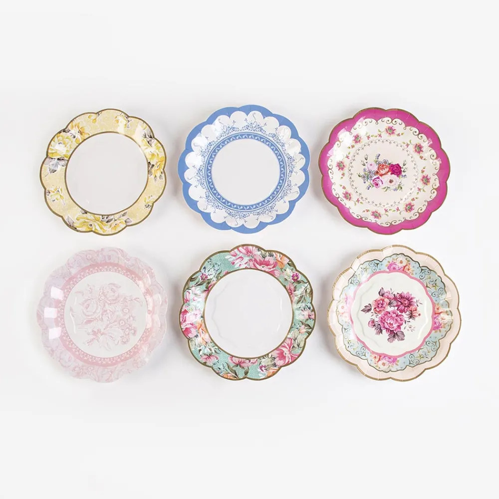 Sale TalkingTables 12 Small Vintage Floral Plates