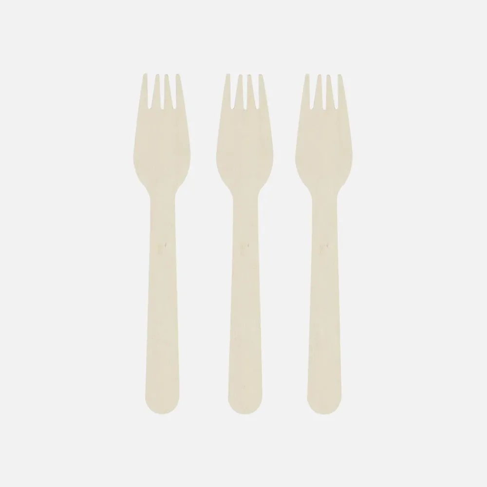 Best Sale Party Pro 8 Small Wooden Forks