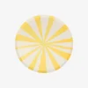 Cheap Meri Meri 8 Small Yellow Striped Plates