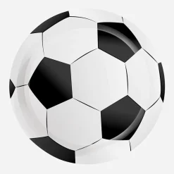 Discount Party Pro 8 Soccer Ball Plates