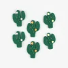 Discount Creative Party 6 Sugar Toppers - Cactus