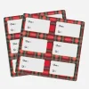 Flash Sale Party Pro 12 Tartan Christmas Gift Tags