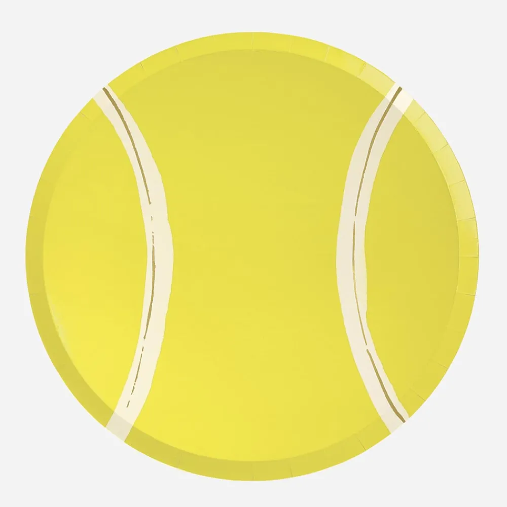 Flash Sale Meri Meri 8 Tennis Ball Plates
