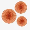 Hot Party Pro 3 Terracotta Paper Rosettes