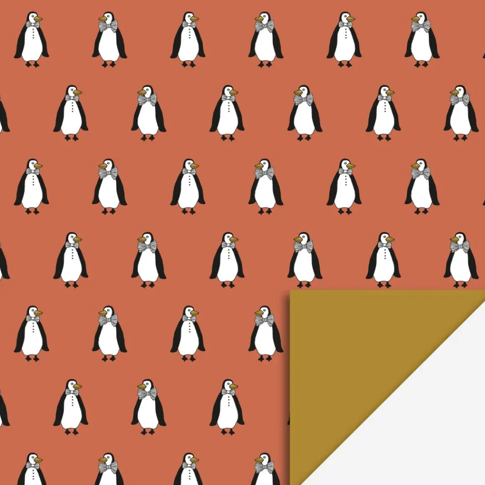 Flash Sale House of Products 1 Terracotta Penguin Paper Pouch