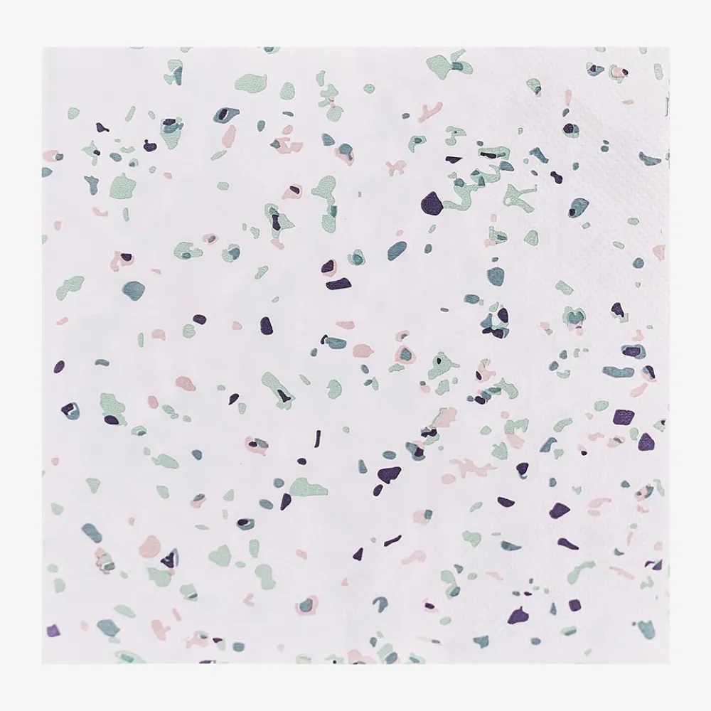 Fashion Ginger Ray 16 Terrazzo Napkins