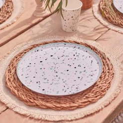 Best Sale Ginger Ray 8 Terrazzo Plates