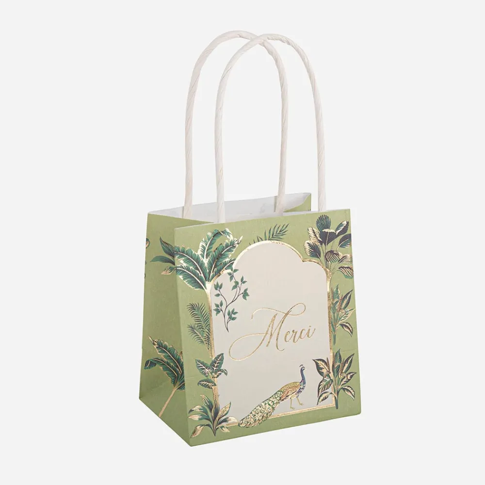 Flash Sale Arty Fêtes Factory 6 Thank You Gift Bags Tropical Peacock