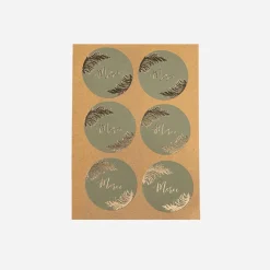 Cheap Arty Fêtes Factory 24 Thank You Pampa Khaki Stickers