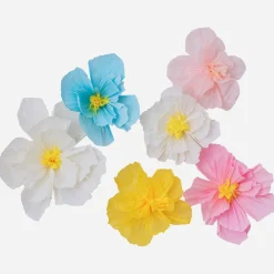 Clearance Ginger Ray 6 Tissue Paper Flowers