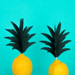 Flash Sale Party Deco 6 Toppers - Pineapple Leaves