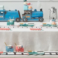 Shop Meri Meri 8 Train Plates