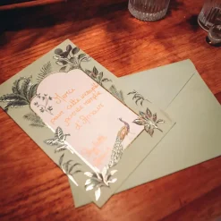 Hot Arty Fêtes Factory 10 Tropical Peacock Invitations