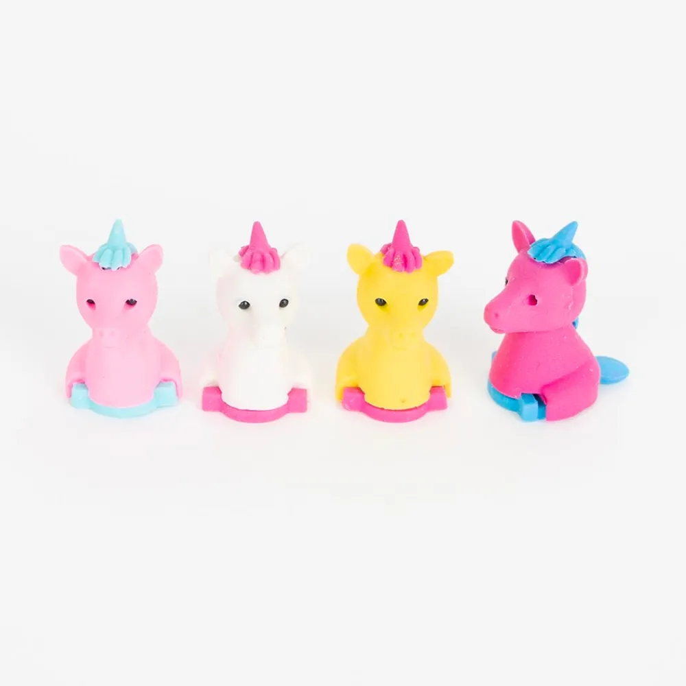 New Playwrite 4 Unicorn Erasers