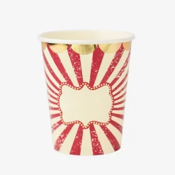 Hot Arty Fêtes Factory 8 Vintage Circus Cups