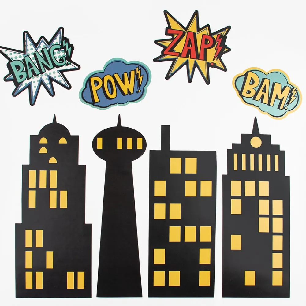 Online Great Pretenders 8 Wall Decorations - Super Heroes