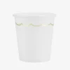 Shop Party Pro 8 White And Gold Cups