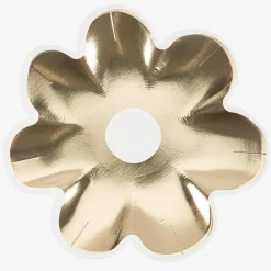 Clearance Arty Fêtes Factory 8 White And Gold Daisy Plates