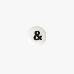 Sale Rico Design 1 White Ceramic Alphabet Bead