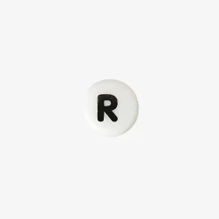 Best Sale Rico Design 1 White Ceramic Alphabet Bead