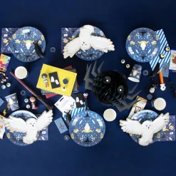 Online Party Pro 8 White Owl Plates