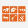 Cheap Graine Créative 6 Wild Animal Stencils