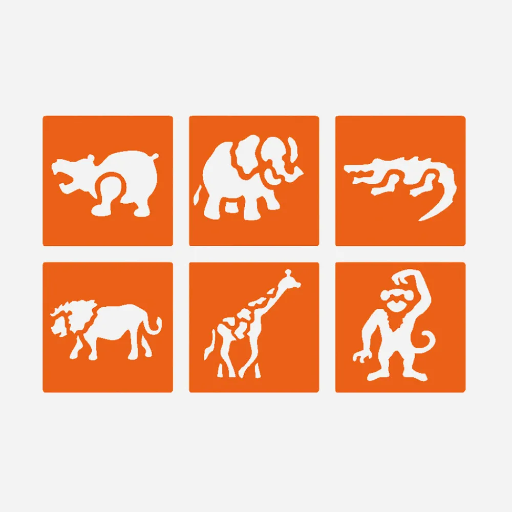 Cheap Graine Créative 6 Wild Animal Stencils