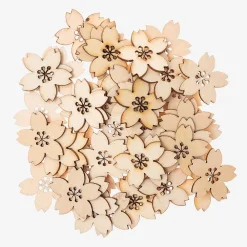 Discount Rico Design 48 Wooden Cherry Blossom Confetti