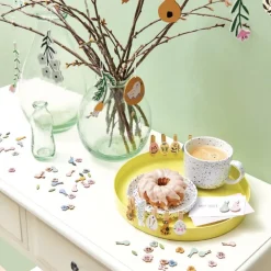 Clearance Rico Design 48 Wooden Pastel Floral Confetti