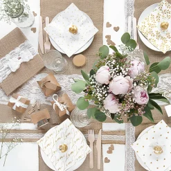 Best Sale Party Deco 18 Wooden Place Settings