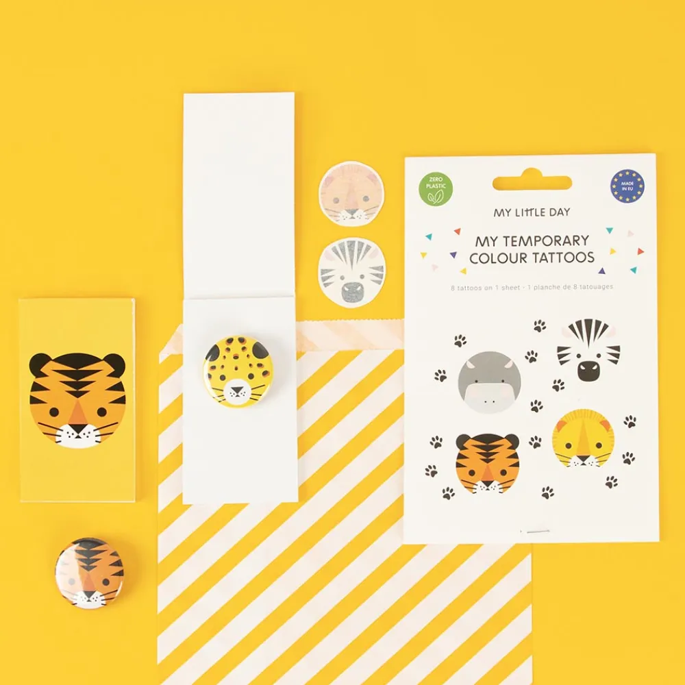 New My Little Day 10 Yellow Striped Pockets