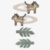 New Mimi & Lula 4 Zebra Hair Clips