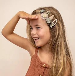 New Mimi & Lula 4 Zebra Hair Clips