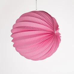 New Party Pro Accordion Paper Lantern - Dusty Pink