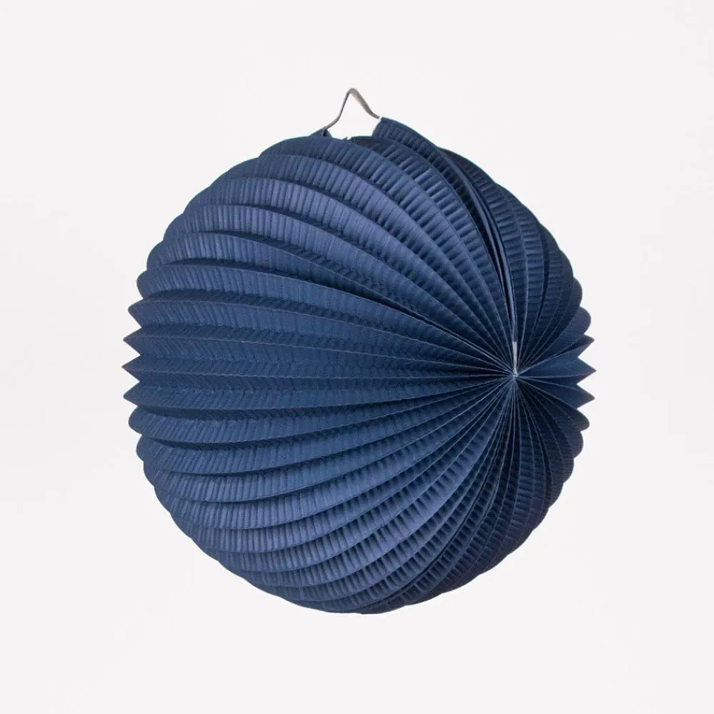 Clearance Party Pro Accordion Round Paper Lantern - Navy Blue
