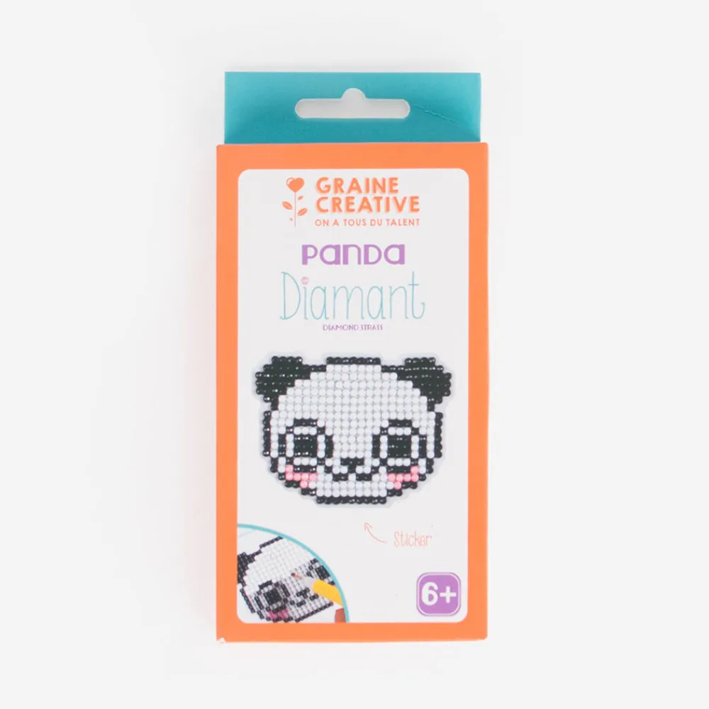 Outlet Graine Créative Activity: Diamond Mosaic Panda