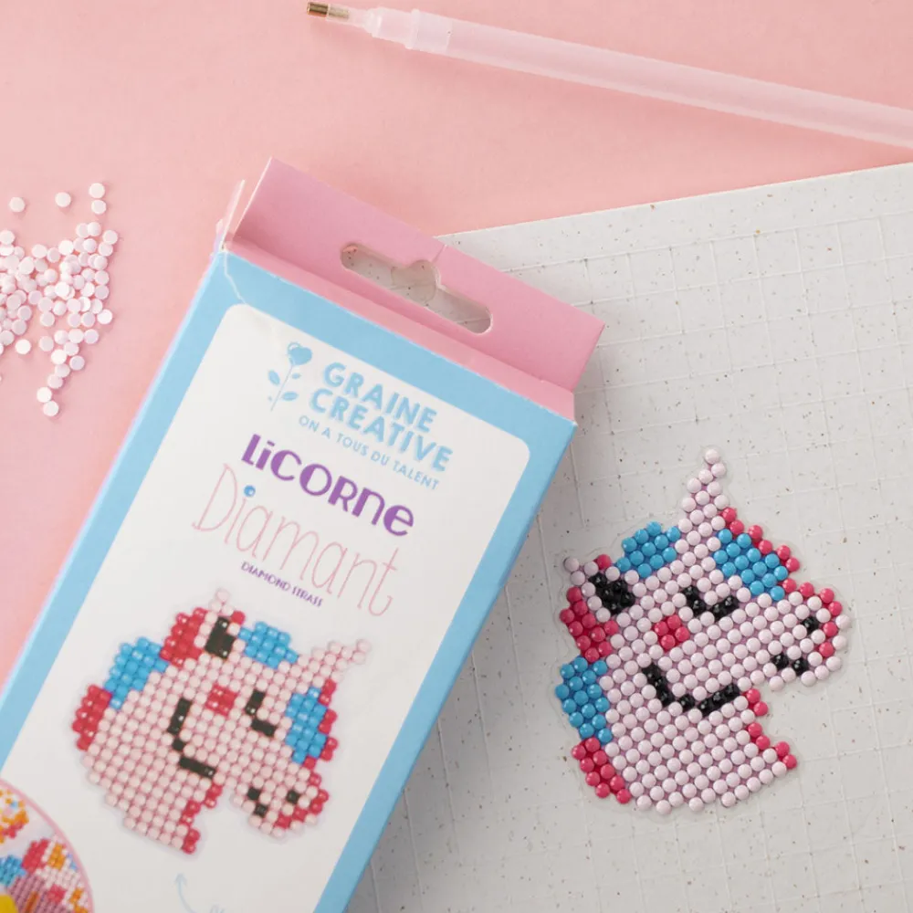 Clearance Graine Créative Activity: Diamond Mosaic Unicorn