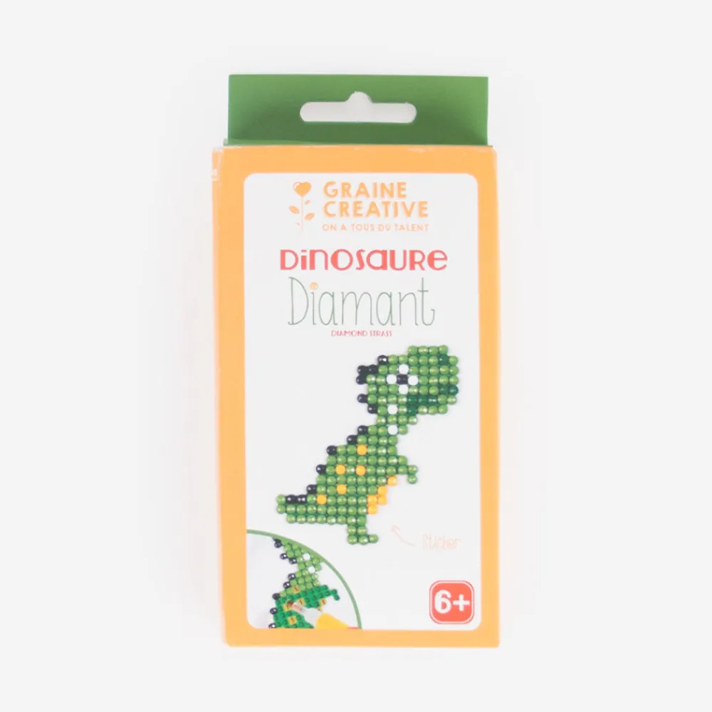 Clearance Graine Créative Activity: Dinosaur Mosaic Diamond