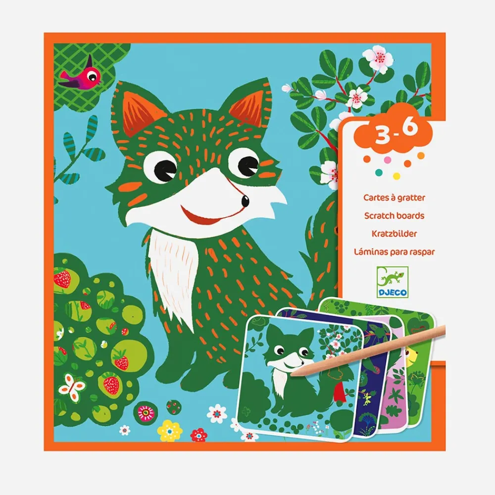 Hot Djeco Activity: Little Beast Scratch Cards