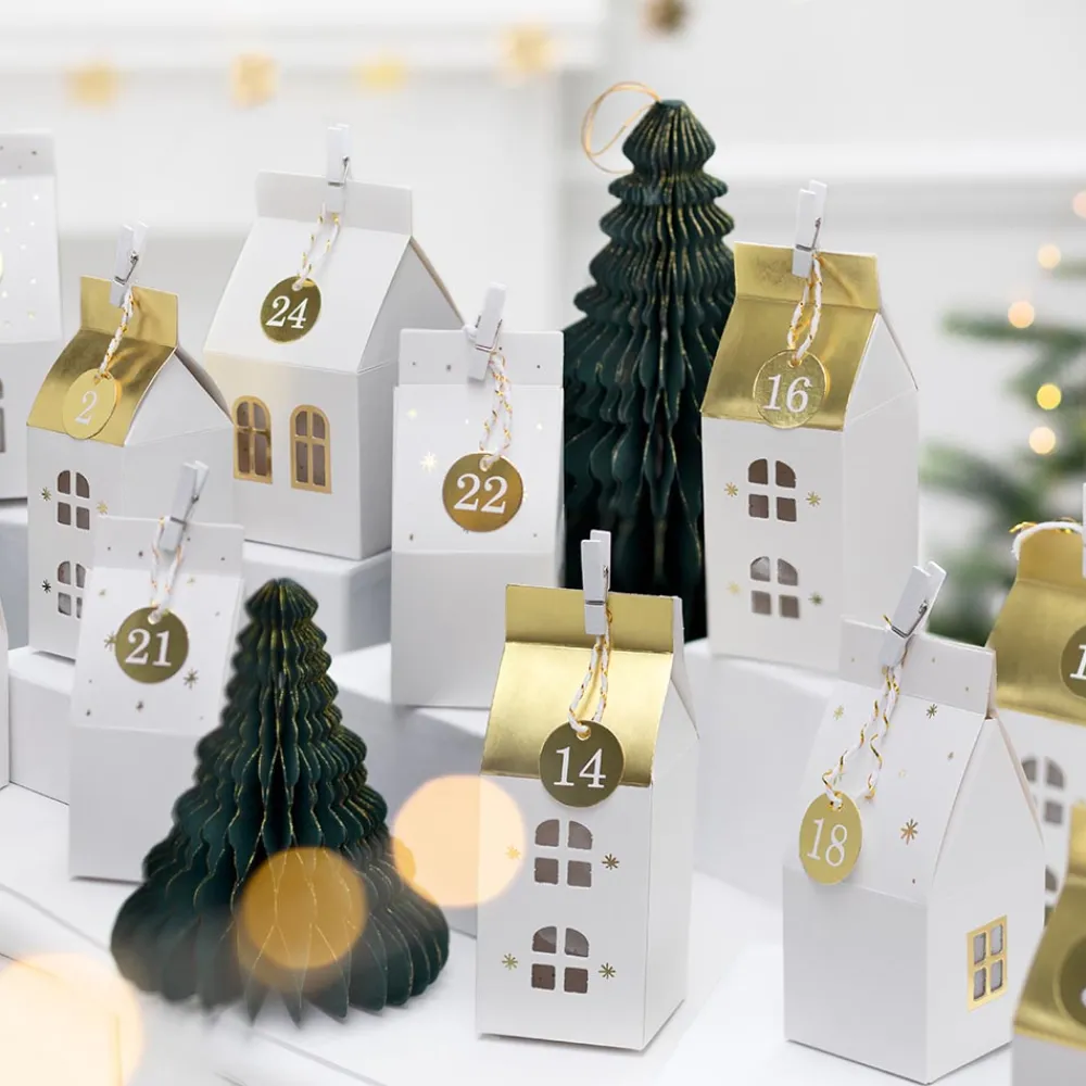 Clearance Party Deco Advent - Advent Calendar Houses