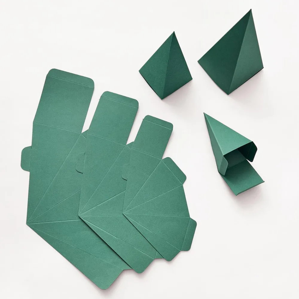 Shop Rico Design Advent Calendar - 24 Green Paper Trees