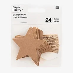 Best Sale Rico Design Advent Calendar - 24 Kraft Star Labels