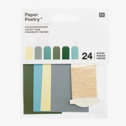 Flash Sale Rico Design Advent Calendar - 24 Mixed Green Gift Tags