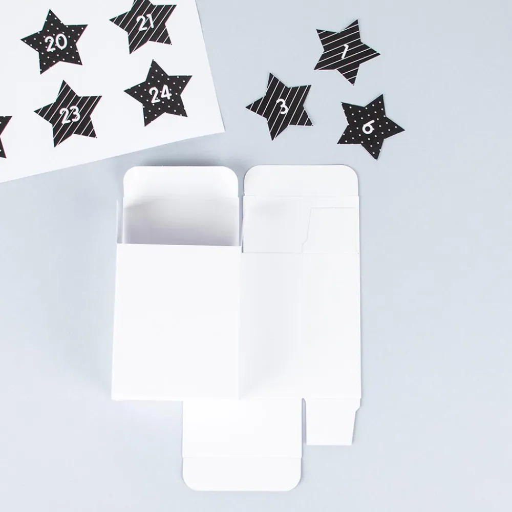 Online Rico Design Advent Calendar - 24 White Boxes