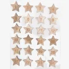 Store Rico Design Advent Calendar - 24 Wooden Star Stickers